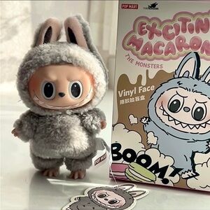 Sesame Bean Labubu V1 Exciting Macaron The Monsters Series
